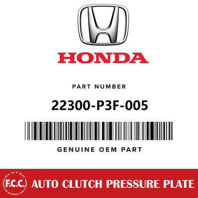 FCC Genuine Auto MT Clutch Disk Comp., Pressure for Honda CR-V, 22300-P3F-005